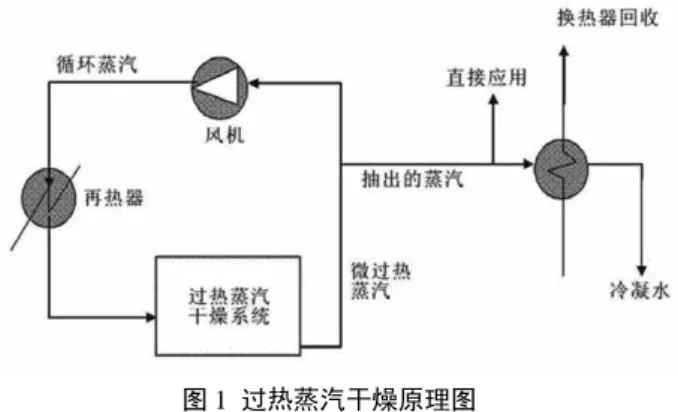 Fig. 1 Schematic diagram of the super-heated steam drying 