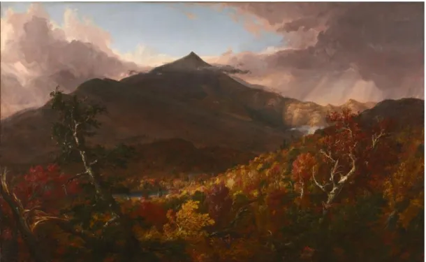 Figure 5 : Thomas Cole, View of Schroon Mountain, Essex County, New York, After a Storm, 1838 