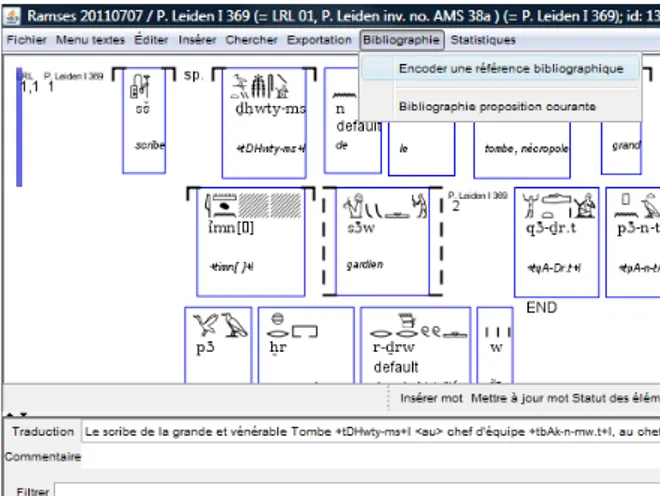 Figure 7. Adding new bibliographical references 