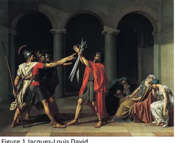 Figure 1 Jacques-Louis David    Le Serment des Horaces 
