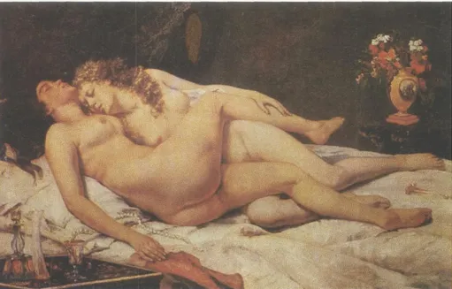 Figure 10 Gustave Courbet  Le sommeil 
