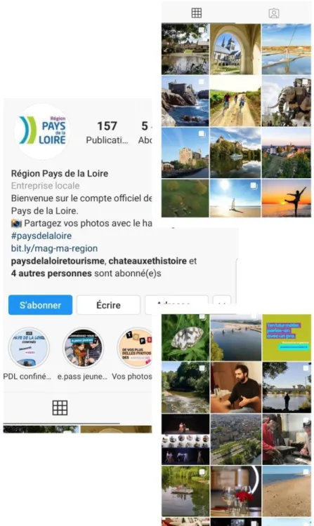 Illustration n°13 : Compte Instagram de la région Pays de la Loire 