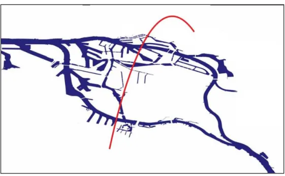 Figure 13 : Représentation schématique de la stratégie du « Saut par-dessus l’Elbe »  [Source : BSU, 2005] 