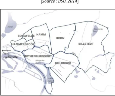 Figure 14 : Territoire du projet « Elbe Amont »  [Source : BSU, 2014] 