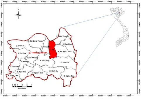 Figure 2: Géographique zone d'étude  