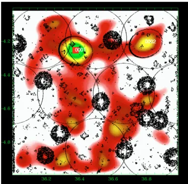 Fig. 4. Number of 3σ detections per deg 2 in the GalICS simulations: