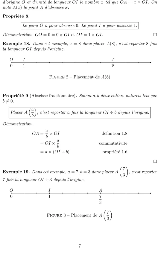Figure 2 – Placement de A(8)