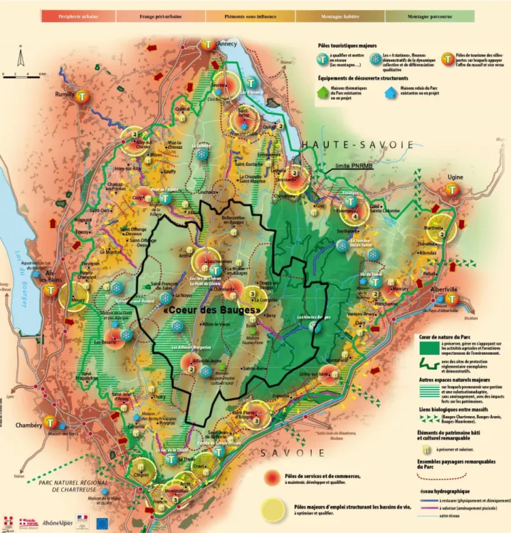 Figure 6 - source : plan stratégique du PNR du Massif des Bauges 2007-2017 