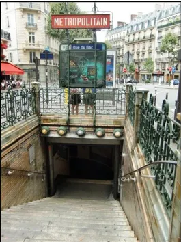 Figure 1 : Station Rue du Bac à Paris (© Structurae [fr]: Image-ID:228391) 
