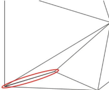 Fig. 10 Quadrangle degenerated into a triangle