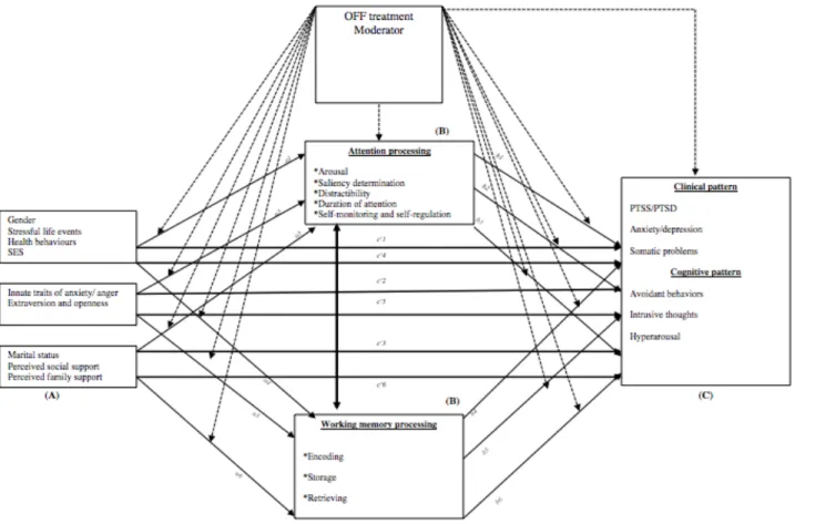 Figure 4. Exploratory representation of research issue: the role of cognitive mediators (B) (i.e