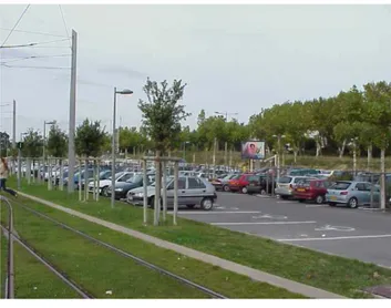 Figure 38 : Parc relais voitures dans l’agglomération montpelliéraine  