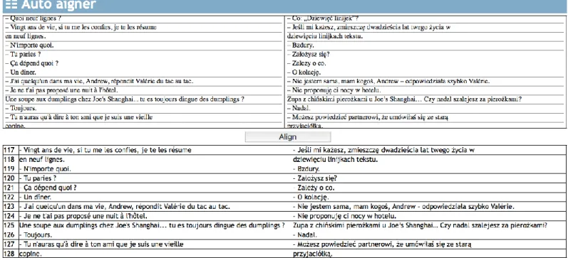 Figure 4. Version ameliorée de l’Auto Aligner v1.0 