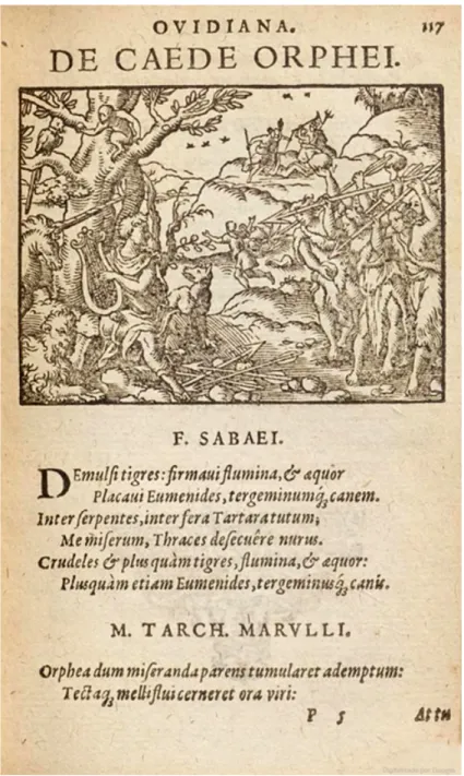 Fig. 1. Nicolaus Reusner. Picta poesis ovidiana (1580)