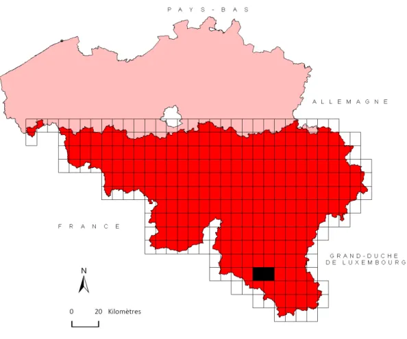 Figure I-1 : Localisation de la carte d’Herbeumont – Suxy 