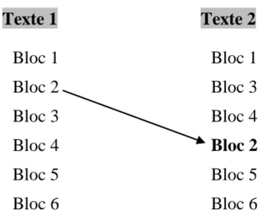 Illustration 5 Ŕ MEDITE : identification de blocs communs 