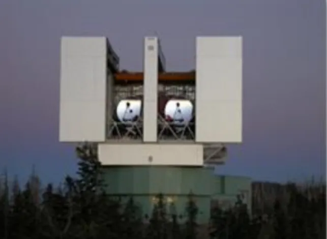 Figure 1. The Large Binocular Telescope on Mt. 