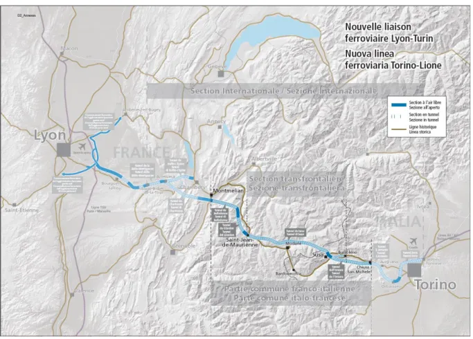 Figure 1: Annexe Accord 2012 - Nouvelle liaison ferroviaire Lyon-Turin 