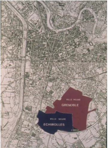 Figure 3 : Emprises foncières des ZUP (source : J-F PARENT) 