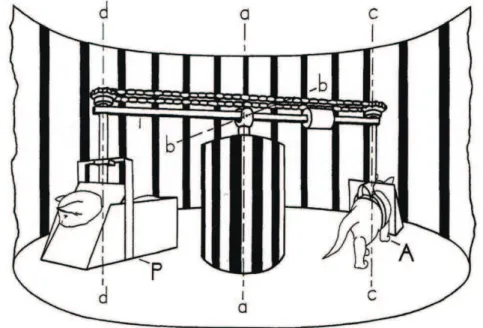 Figure 8 : le dispositif de Held &amp; Hein  Held, R., Hein, A. 1958. Op. cit. 