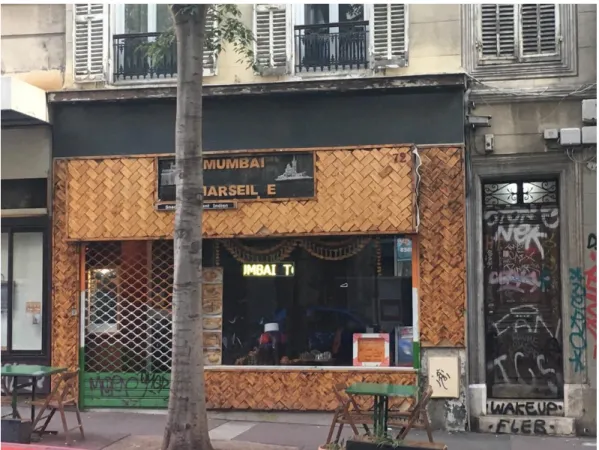 Figure 11 : Restaurant sur le Boulevard de la Libération, 4 ème  arrondissement.  