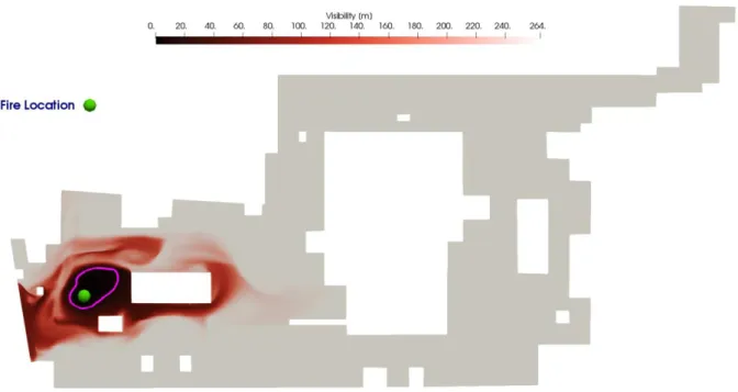 Figure 4.12 visibility distribution 6 