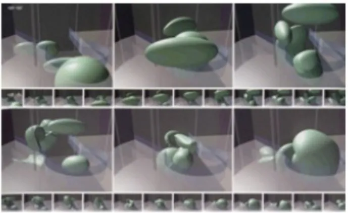Figure   2               Blob   Architecture:   the   form   is   generated   by   the   dynamic   organization   of   the   contextual    force