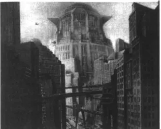 Fig. 1 : Gratte-ciel de MetropoUs  Fig. 2: Quartier souterrain de Metropolis 