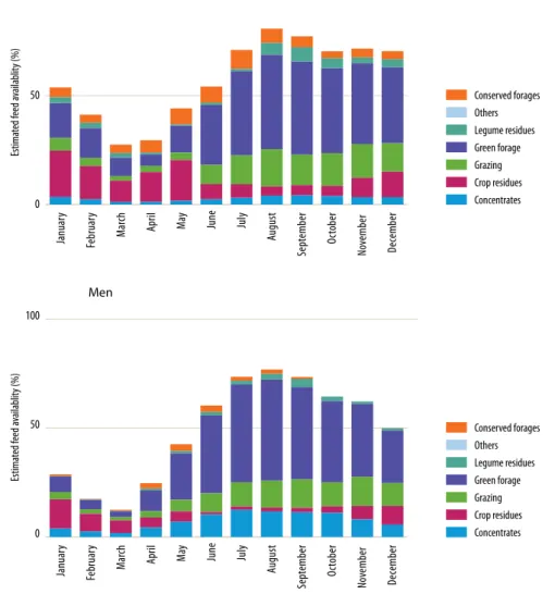 Figure 7 | Feed availability for Eldoville suppliers prior to the 2SCALE partnership Women