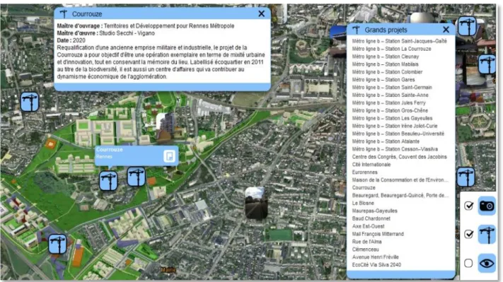 Figure 4 : Extrait de RM3D - Projet La Courrouze 