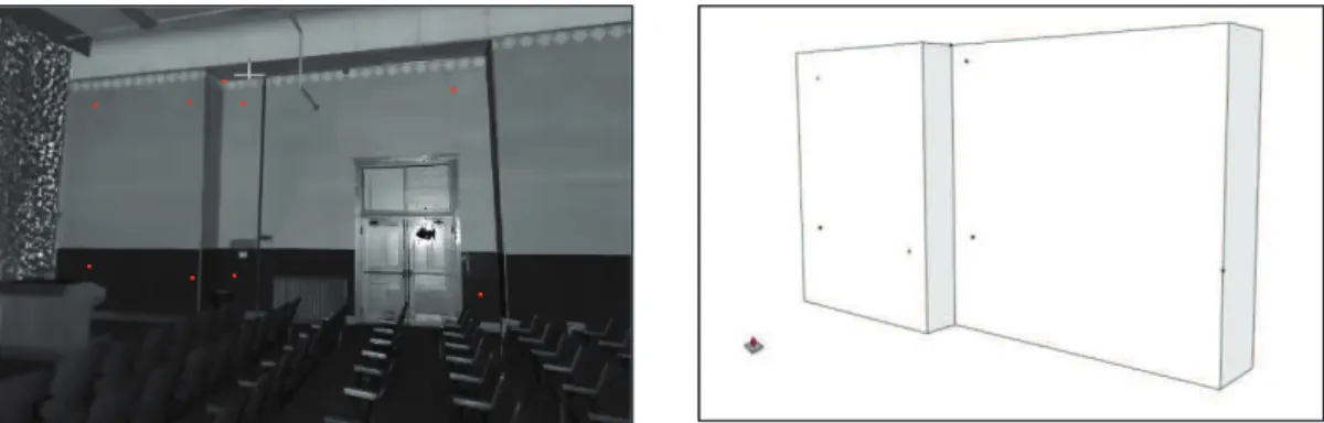 Figure 15 : Exemple d’utilisation du module Trimble Scan Explorer de Sketchup Pro.