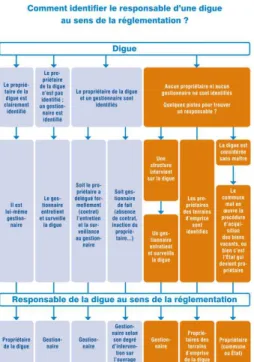 Figure 5 : Le responsable d'une digue au sens de la réglementation ?  Source : Les guides du CEPRI, les digues de protection contre les  inondations (2010) 