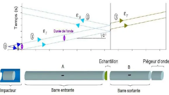 Figure 9 - Système de barres HOPKINSON