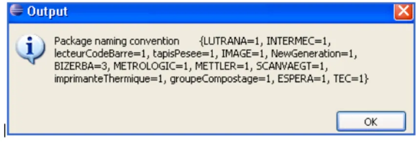 Figure 2.4 — Exemple d’un message de sortie.