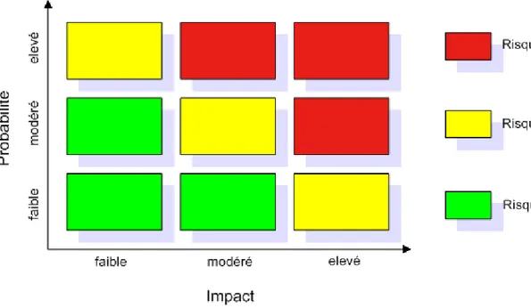 Figure 12 : Exemple de grille de risque 