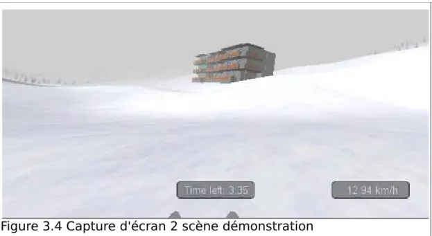 Figure 3.4 Capture d'écran 2 scène démonstration