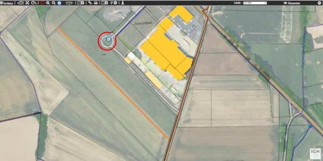 Figure 7 : Extrait cadastral 