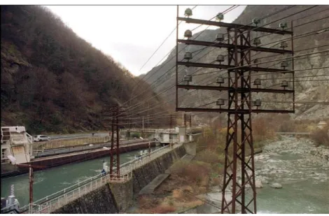 Figure 4 : Installations Hydro-électrique dans la vallée de la Romanche 16
