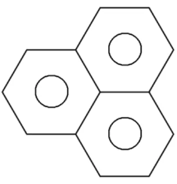 Fig. 1. Telescope segments (hexagons) and sub-pupil (circles) configuration