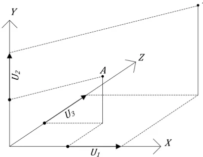 Figure 8 – Definition of the displacement field 