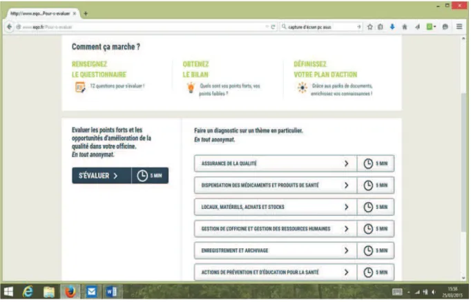Figure n°4 : Page d’accueil du site www.eqo.fr.  