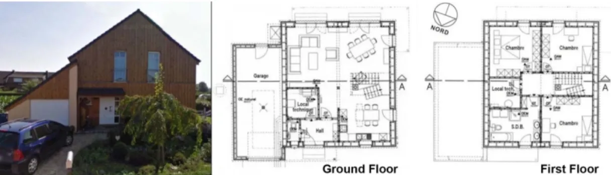 Figure 3. Freestanding single-family house, in Kettenis, Belgium (architect: Leo Michaelis) [19,26,27]