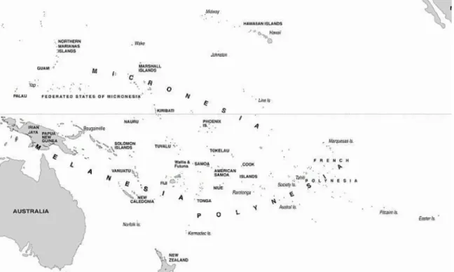 Figure 5: Pacific Island Countries (Barnett and Campbell, 2010: 6). 