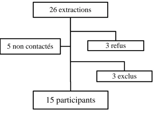 Figure 1 : diagramme de participation 