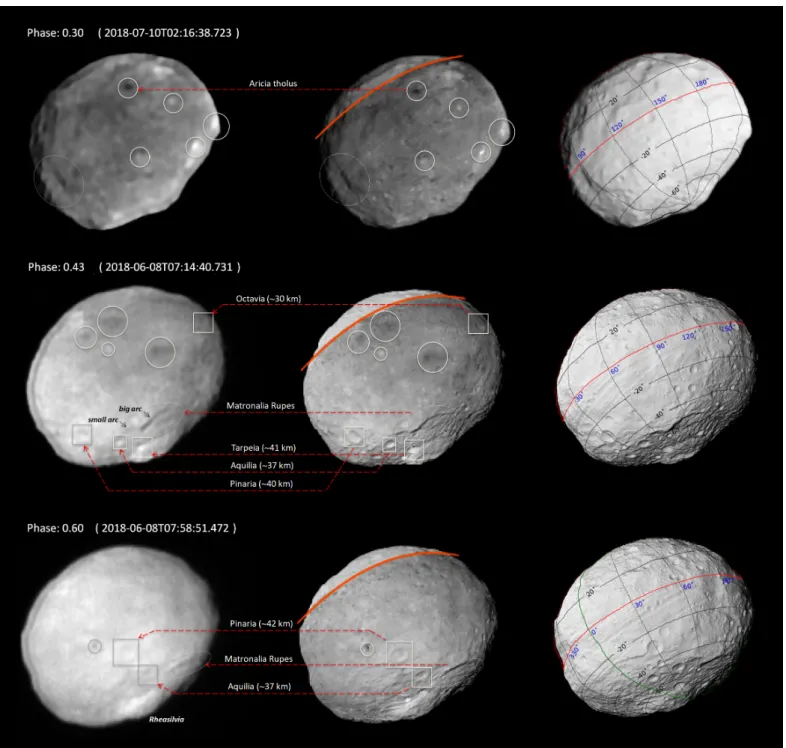 Fig. 3 (continued) Deconvolved images for the two last epochs (phase 0.43 and 0.60) show a clear-dark-clear border on the left