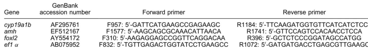 TABLE 2. Primers Used for the Quantitative Real-Time PCR Gene