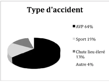 Figure 1: Type d'accidents 