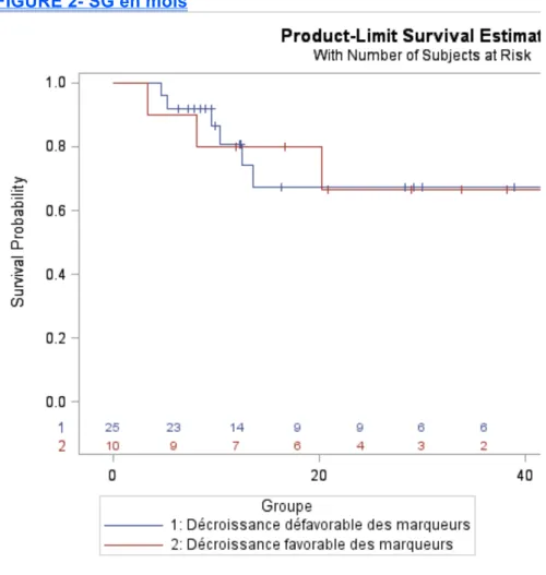 FIGURE 2- SG en mois