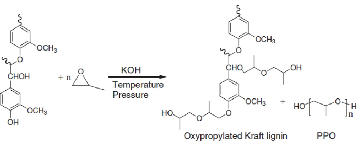 Figure 2.1: Possible reactions involved in the preparation of PU [18] 