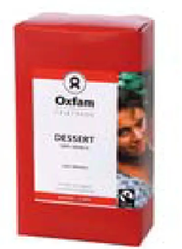Fig. 6 Café dessert moulu Oxfam Fair Trade.  